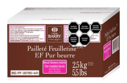 Paillete Feuilletine Galleta Crujiente 2.5kg Barry Callebaut